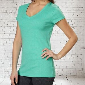 Kirkland Ribbed V-Neck Tee Small NWT | Soft Stretch Classic | Your Everyday MVP